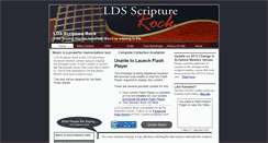 Desktop Screenshot of ldsscripturerock.com